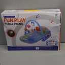 Baby Play Mat with Tummy Time Water Mat, Activity Baby Play Piano Gym with 5 Sensory Toys for Babies, Music and Lights Baby Toys for 0-6 6-24 Months, Newborn Baby Toddlers Toys Gift