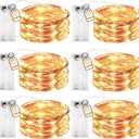 innotree 6 Pack LED Fairy String Lights Battery Operated with Timer, 10Ft 30LEDs Battery Powered Copper Wire Mini Firefly Twinkle Lights for Bedroom, Christmas, Wedding, Party Decoration, Warm White