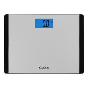 Escali Detecto D119 Low Profile Extra Wide Body Weight Bathroom Scale, Digital LCD Display, 440lb Capacity, 1 Count (Pack of 1), 16" L x 12" W x 1" H, Black and Grey
