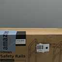 Toilet Safety Rails, Adjustable Toilet Frame for Elderly, Seniors, Handicap & Disabled, Foldable Handicap Toilet Handles Fit Any Toilets (300 LB) (Gray)