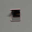 Kintion Pocket Mirror, 1X/3X Magnification LED Compact Travel Makeup Mirror with Light for Purse, 2-Sided, Portable, Folding, Handheld, Small Lighted Mirror for Gift, Pink