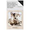 2025 Peel and Stick Magnetic Business Card Calendars, Box of 100, Includes Envelopes, Mail for 1oz Rate, Great Sales Marketing Tool (Furry Friends)
