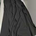 MUSHARE Women's Halter Neck Sexy Split Cocktail Party Maxi Long Formal Dress Black, L