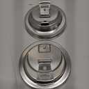 Palksky Mason Jar Drinking Lids, Stainless Steel Wide Mouth Mason Jar Sip Lid accessories, Anticracking Leak Proof Seal Flip Cap Cover Airtight Accessories for Drink,2Pack