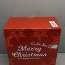 HOMESEASONS 2 Pack Large Outdoor 18" Pre-Lit Christmas Decorations Flower LED Lighted Artificial Poinsettia Plants - Faux Poinsettia Flowers in Pot with Lights for Outdoor Use (Red, 18inch)