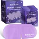 Steam Eye Mask, Self Heating Heated Eye Mask for Sleep, Warm Compress for Eyes, Moist Heat for Dry Eye Relief, Stye Eye Treatment, Spa, Travel Essentials & Relaxation Gifts, Unscented 16 Pack