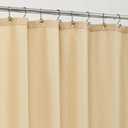 ALYVIA SPRING Stall Fabric Shower Curtain Liner Waterproof - Soft & Lightweight Small Shower Curtain with Magnets for Narrow Stall Size, Machine Washable - 36x72, Khaki