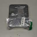 Uniclife 20 Position Key Cabinet with Key Lock Wall Mounted Black Security Storage Box Steel Key Organizer with Colorful Key Tag Labels Stickers and Hooks