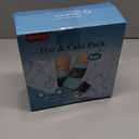 Comfytemp Large Ice Pack for Foot, Ankle Gel Pad Brace for Ankles Sprain, Plantar Fasciitis Relief, Heel Spur, Ankles Swelling, Achilles Tendonitis, Hot Cold Therapy, Post Surgery Choice, 2 Pcs