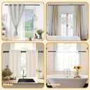 Double Curtain Rods for Windows 31-52 Inches, Black Curtain Rod Set with 2 Poles & Brackets, 5/8 Inch Diameter Metal Drapery Rod for Living Room, Bedroom,Kitchen,Bathroom