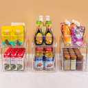 2Pack 2-Tier Bathroom Storage Organizer, Clear Under Sink Organizers Kitchen Vanity Counter Storage Container, Medicine Cabinet Drawers Bins, Pull-Out Organization with Track for Pantry