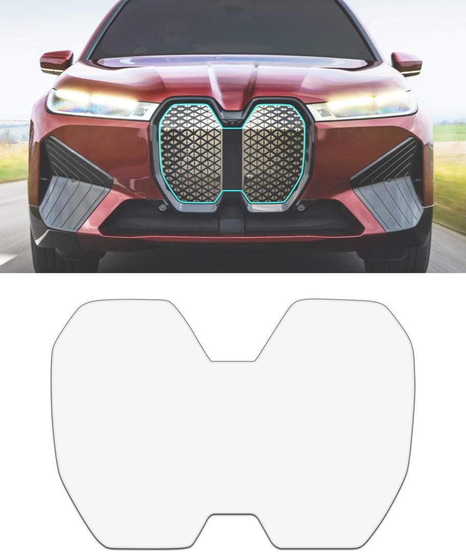Precut Cut Front Grille Clear Protection Film (Paint Protection Film) for BMW iX Sport SUV M60 xdrive40 xdrive50 2022 2023 2024