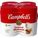 Campbell's Condensed Cream of Mushroom Soup, 10.5 Ounce Can (Pack of 4), BB Date 12/05/26