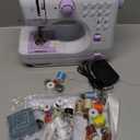 Mini Sewing Machine by Kalatic (Including Extension Table and Sewing Supplies Set) - Small Electric Overlock Sewing Machines with 2 Speed 12 Built-in Stitch Patterns KT-005-A23