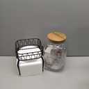 Mustry Glass Drink Dispenser for Parties, 1 Gallon Beverage Dispenser with Stand and Spigot Solid Stainless Steel, Used as Lemonade Dispenser Sun Tea Jar Kombucha Jar