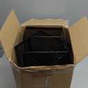 Shimeyao Pegboard Baskets Bins Set 4 Pcs Metal Pegboard Baskets with 8 Pcs Black Hooks, Organizer Accessories for Garage Workbench Kitchen Office Craft Room