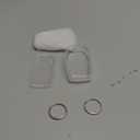 OLLEN Clear TPU Key Fob Cover, Fit for Toyota Camry 2025 2026, Fit for Land Cruiser 2019-2026~, Compatible with Tundra 2022-2026~ etc, Car Key Protector, Clear, 2 Pcs