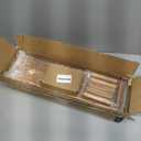 MyGift Wall Mounted Wooden Mug Rack - 3 Hook Rustic Burnt Wood Teacup Mug Storage Organizer, Set of 2