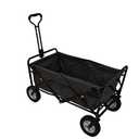 Mac Sports Collapsible Folding Outdoor Utility Wagon, Black
