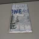 3Piecs Onederland 1st Birthday Boy Tablecloth, Disposable Blue Snowflake 1st Birthday Boy Table Cover Winter Wonderland Table Cloth for Wonderland Baby Shower Decorations