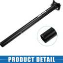 Bike Bicycle Seatpost Adjustable Seat Post for Mountain MTB Road Bike BMX Aluminum Alloy, Size: 27.2mmx350mm