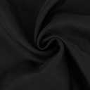Black Square Tablecloths 60x60 Inch - Fabric Table Cloth for Square or Round Tables, Washable Polyester Table Cover for Dinner, Holiday Party, Decorative Display Tables