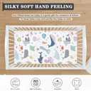 Sea Animals Fitted Crib Sheet for Boys Girls Fish and Octopus Baby Sheet for Standard Crib and Toddler Corals Nautical Aquatic Shells Nursery Bed Mattress Sheets 28"x52"