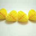 2 x Heart Tissue Paper Pom Poms Paper Honeycomb Ball Hearts Decorations 12pcs 4" 6" 8" Perfect for Party Decor Wedding Valentine's Day Bridal Shower Baby Shower Birthday