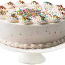 12 Inch Round White Ceramic Cake Stand, Decorative Cupcake Stand, Dessert Display Plates for Snacks and Cookies, Baby Shower, Birthday, Wedding Party Decor