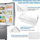 UPGRADED DA63-09775A Right RF28T5001SR RF28T5021SR RF27T5201SG RF27T5201SR RF27T5241SR RF28T5101SR Door Shelf Bin Compatible with Samsung Fridge Door Shelves DA97-20984A Samsung Refrigerator Door Bin