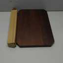 HOSHANHO Magnetic Knife Block, Thickened Acacia Wood Kitchen Knife Holder Stand with Strong Magnets, Multifunctional Double Side Knife Storage Organizer for Kitchen Counter (14*10*4.7 inch)