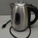 OVENTE Electric Kettle, 1.7L Stainless Steel Water Heater and Boiler for Coffee or Tea with BPA Free & Cordless Body, Auto Shut-Off, Boil-Dry Protection, LED Light and Removable Filter, Silver KS96S (1.8 Quarts)