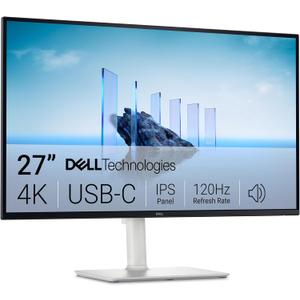 Dell 27 Plus 4K USB-C Monitor - S2725QC - 27-inch 4K (3840 x 2160) 120Hz 16:9 Display, AMD FreeSync Premium, sRGB 99%, Integrated Speakers, 1500:1 Contrast Ratio, Comfortview - Ash White