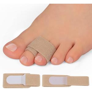Bukihome Up-Grade Hammer Toe Straighteners for Bent Toes, 12 Pack Toe Splints, Toe Corrector, Toe Wraps for Curled Toes, Crooked Toes and Hammer Toes6 Large Size & 6 Middle Size