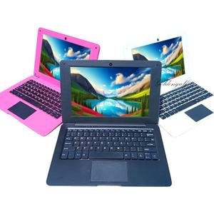 Laptop Computer Mini 10 Inch Quad Core Powered by Android 12 Netbook 64GB Small Computer with WiFi Webcam Bluetooth,Charger Mouse Included,Suitable for Children and Students, 4 Color Options (Black)