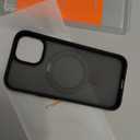 TORRAS Magnetic Kickstand for iPhone 15, 14, 13, & 16e Case [Fit for MagSafe][Sturdy & Versatile Stand] MilitaryGrade Shockproof Translucent Slim Protective AntiFingerprint AntiScratch, Black