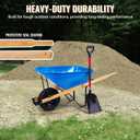 BHROWL Wheelbarrow Handles Replacement Kit – 2 60-Inch Heavy-Duty Wooden Handles – Universal Fit – Includes Bolts, Nuts & Wedges – Pre-Drilled - FSC-Certified Eco-Friendly Wood – Plant a Tree