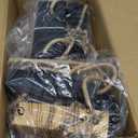 Rattan Wall Sconce Set of Two Boho Wall Lights for Bedroom Wicker Wall Lamp Plug in Wall Sconces for Bedroom Living Room