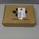 16ft Retractable Dog Leash for Large Breed Dogs up to 110 lbs with a Detachable Chew Proof Extender Wire Ropes (Black, L)