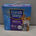 Fresh Step Clumping Cat Litter, Multi-Cat, Long Lasting Odor Control Kitty Litter with Activated Charcoal, Low Dust Formula, 14 lb