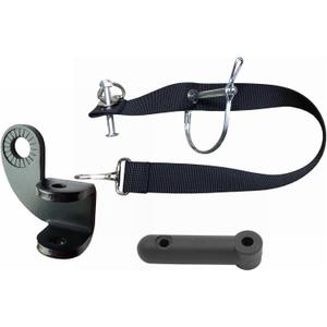 Steel Hitch and Flex Connector Set Compatible with Burley Bike Trailers and Other Similar Tow Arm Trailers