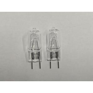6912A40002J Microwave Halogen Light Bulb 120V 50W G8-2 Pack, for LG Kenmore LMV2031ST LMV2031BD 83543 etc(Replaces 2025028 AH3610037)