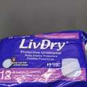 LivDry XL Overnight Adult Diapers for Women and Men, Incontinence Underwear, X-Large, 12-Pack