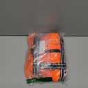 Lelepet Dog Winter Coat Waterproof Dog Jacket with Harness Built in Windproof Reflective Pet Coats for Small Medium Large Dogs, Thermal Fleece Lined Coats for Cold Weather Walking Hiking, Orange, S