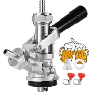 All Stainless Steel S Type Keg Coupler, European Sankey S Keg Coupler Keg Tap Dispenser for I.D 5/16 Draft Beer Line Gas Brewing Tubing European Keg Coupler S Type with Hose Clamp All Stainless Steel S Type Keg Coupler, European Sankey S Keg Coupler Keg Tap Dispenser for I.D 5/16 Draft Beer Line Gas Brewing Tubing European Keg Coupler S Type with Hose Clamp