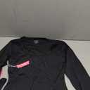 Underscrub Long Sleeve Women - Scoop Neck Scrubs Undershirt Soft Stretch Fitted Top. Size L.