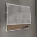 Subekyu 6 Tier Paper Organizer for Desk with Handle, Metal Mesh Desk Office File Folder Paper Letter Tray Accessories Organizer Sorter for Home, School, Office Desktop Document Organization - White