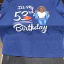 It's My 52nd Birthday 52 Years Old Afro Black Melanin Women T-Shirt, 2X