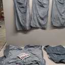 Turquoize Chair Covers for Dining Room, Stretch Velvet Dining Chair Slipcovers Blue Dining Chair Covers Set of 6 Removable Washable Chair Protector for Kitchen, Hotel, Restaurant (6, Stone Blue)