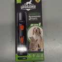 Dog Nail Grinder with 2 LED Lights Powerful 2 Speeds Super Quiet Dog Nail Trimmers with 3 Grinding Wheels Rechargeable Pet Dog Nail Clippers for Large Medium Puppy Dogs Dog Nail File Cat Nail Clipper (Grey)